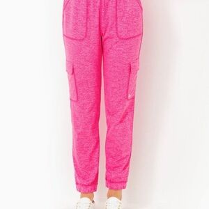 UPF 50+ Eva pant Heathered Passion Fruit Pink Large